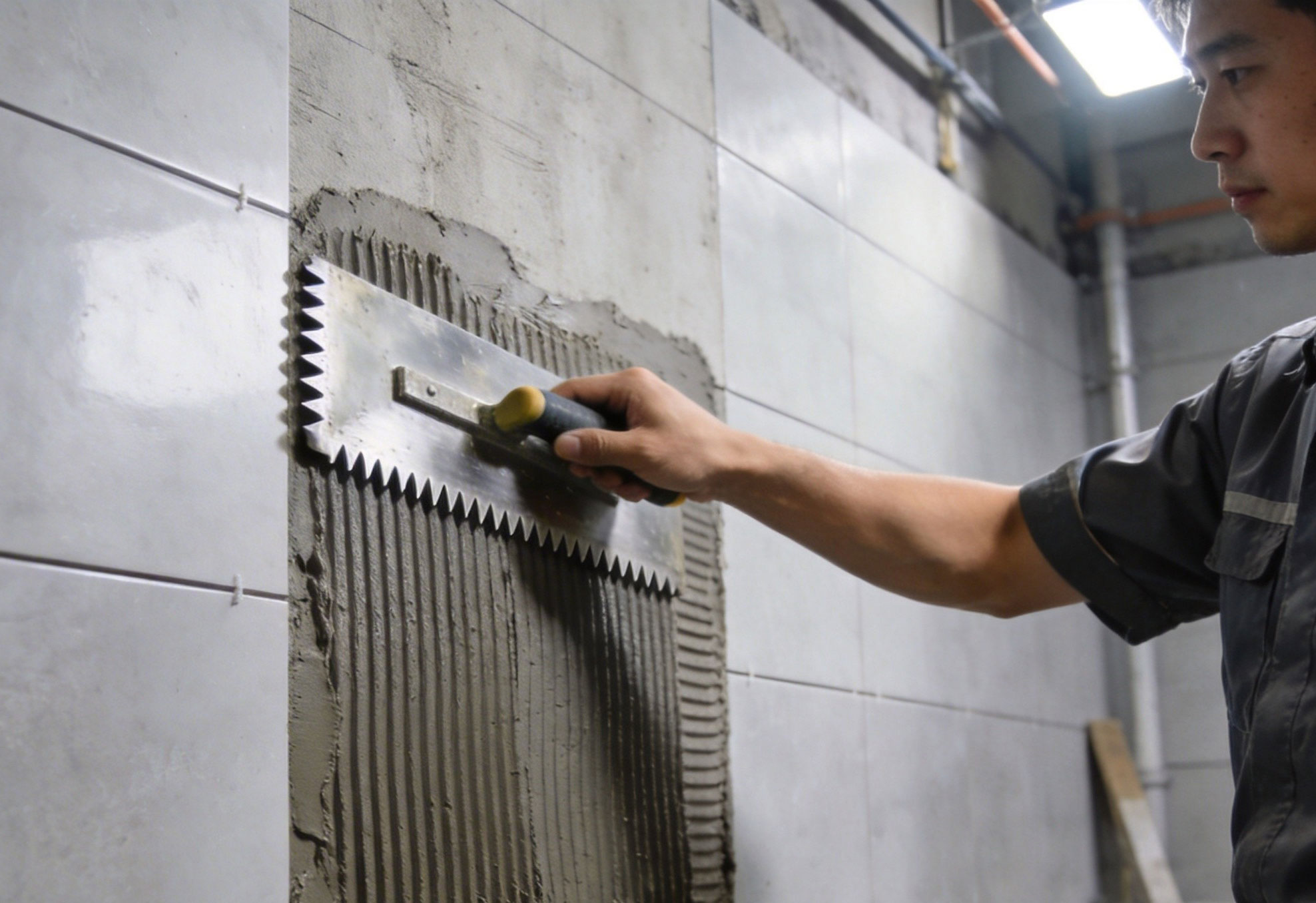 瓷磚鋪貼薄貼工藝